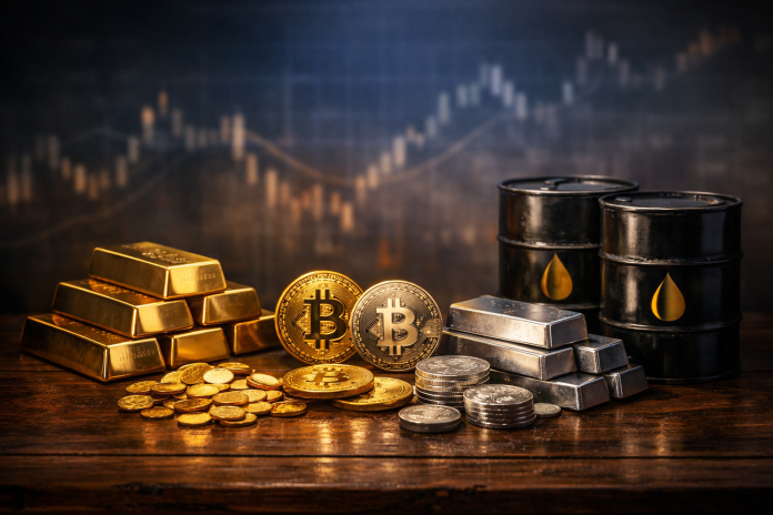 ‏النفط والمعادن والكريبتو.. أفضل وأسوأ الأصول العالمية أداءً في 2025